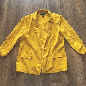 NYCC Mustard/Yellow Blazer Size M